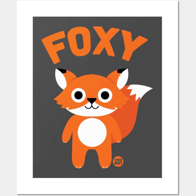 FOXY Wall Art by toddgoldmanart